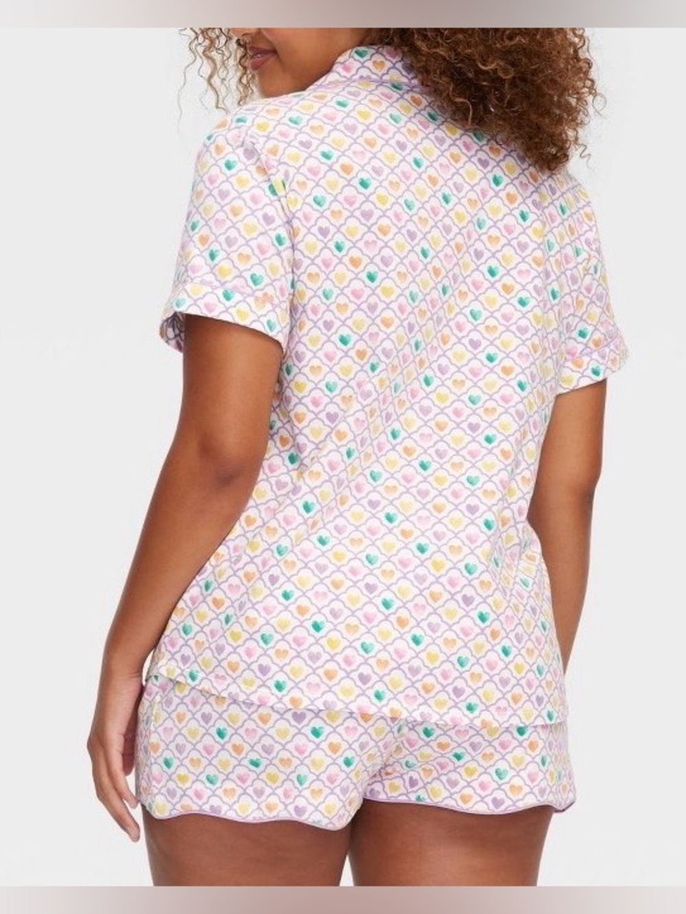 Roller Rabbit X Target Geo Hearts Short Pajama Set NWT - Picture 2 of 16